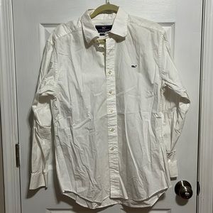 Mens Vineyard Vines 100% Cotton Whale Shirt, Medium.